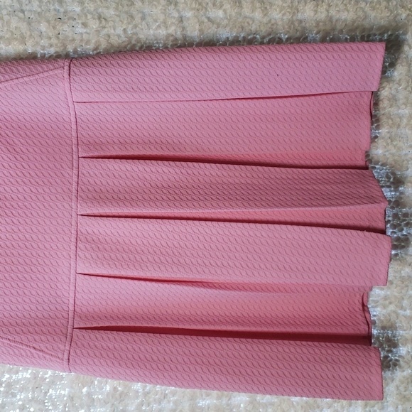 Vintage 60s pink barbie pleated drop waist dress size small/medium - Picture 4 of 14